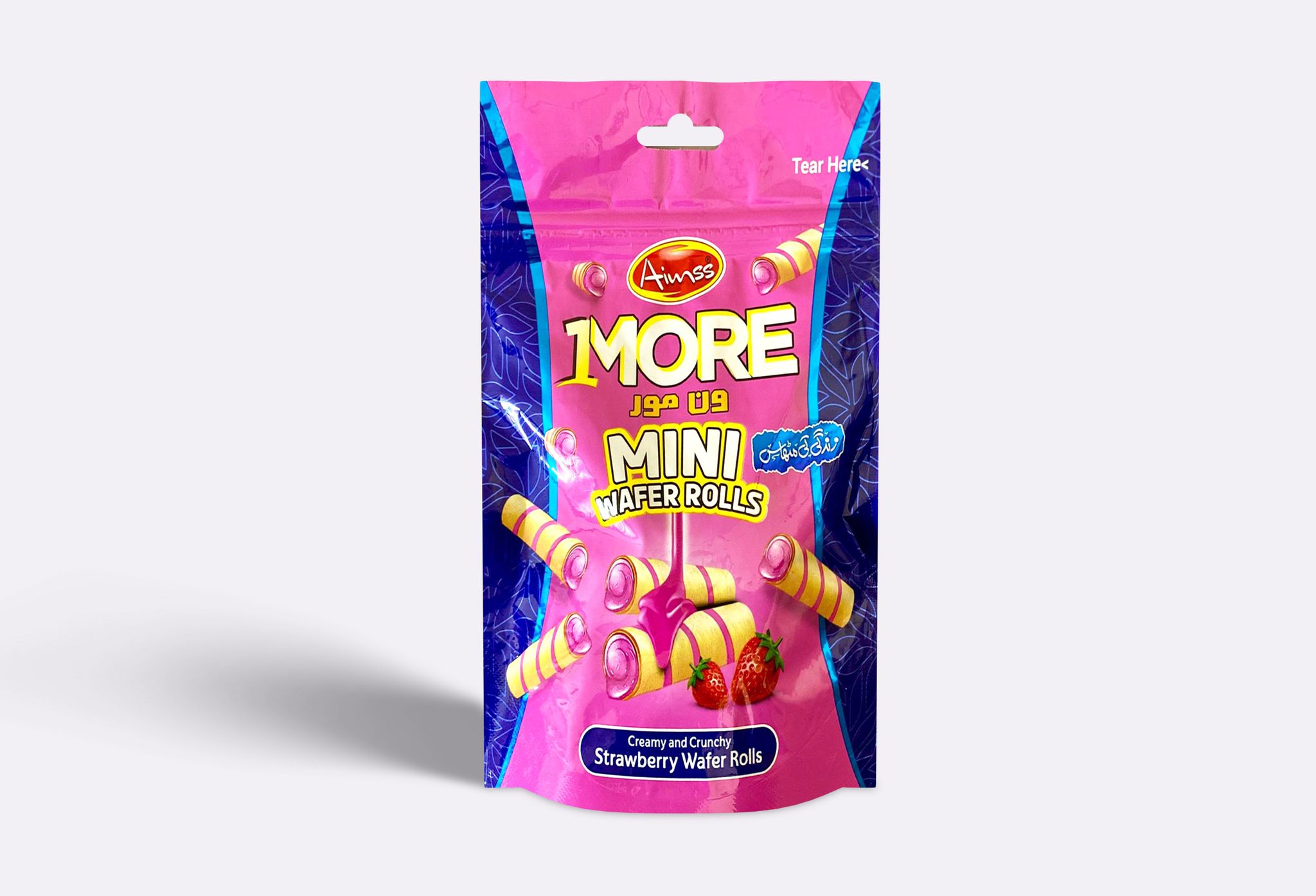 1More Mini Wafer Roll Strawberry