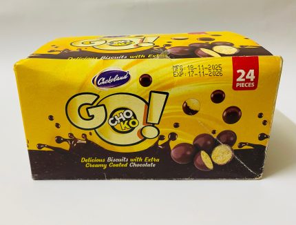 GO! CHO KO – 24 Piece Box (Chocolate Coated Biscuit Balls) 🍫